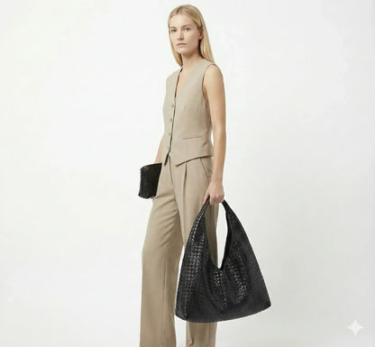 Bag and Wallet in Leather - Noelle