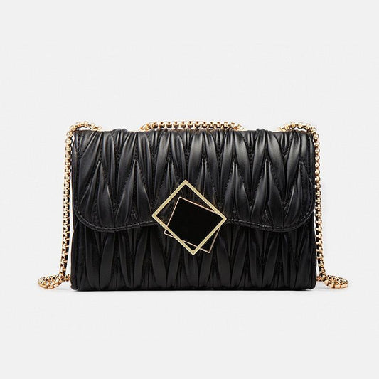 Compact Leather Bag - Vienza