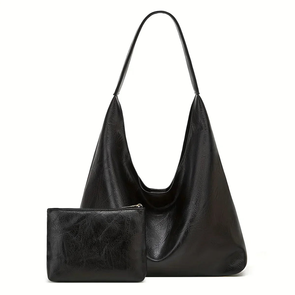 Leather Messenger Bag + Leather Wallet - Manz