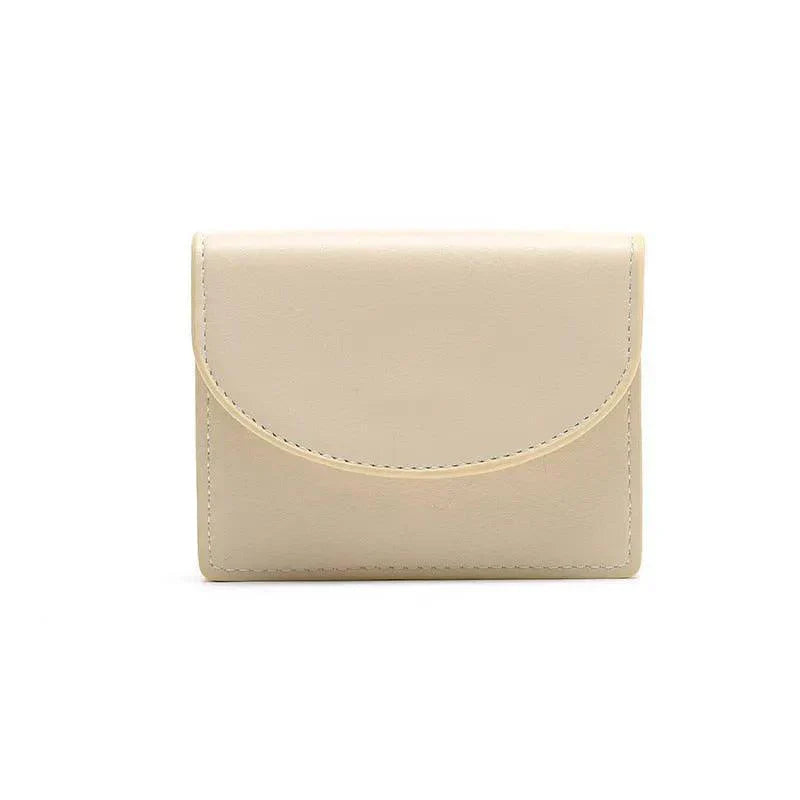 Genuine Leather Compact Wallet
