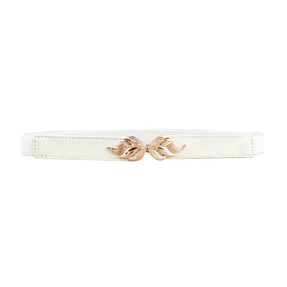 Women's Genuine Leather Belt with Elastic - Amour
